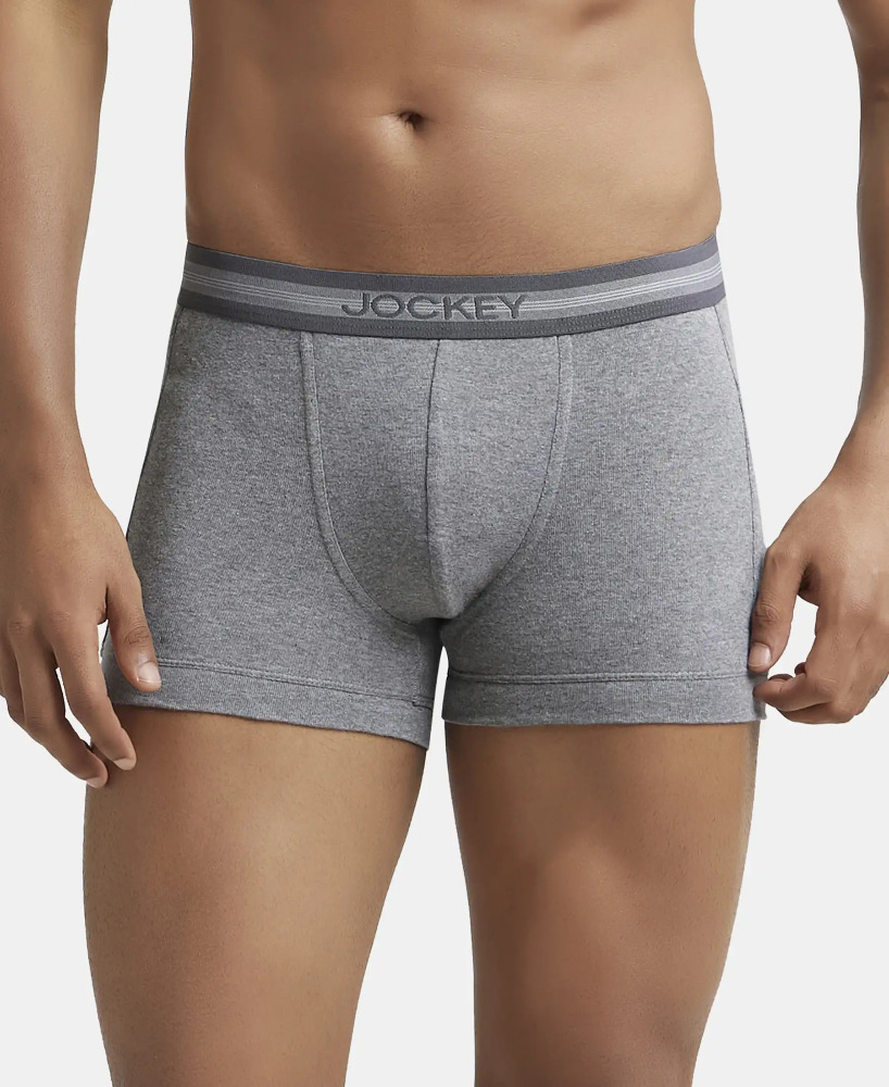 Jockey Elance Vest Trunk 1015 M-Size Mid Grey Mel pack of 2