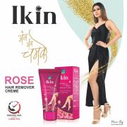 Ikin Rose Hair Remover Cream For all Skin - Bikini Hair Removal Cream For Women & Girls