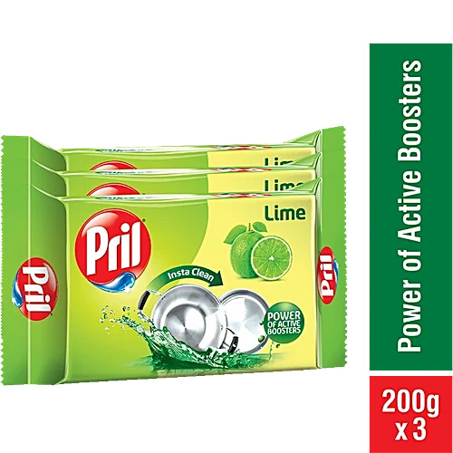 Pril Lime Insta Clean Set Bar of 3