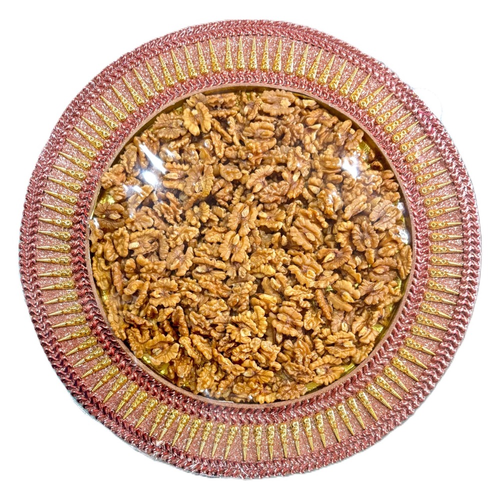 Designer Big Round Walnut Kernel Tray 400g #FG13