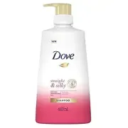 Dove Straigt & Silky Shampoo (Imported), 680 ml