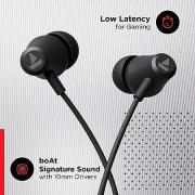 boAt Rockerz 375 Wireless Bluetooth in Ear Neckband Headphone with Mic (Active Black)