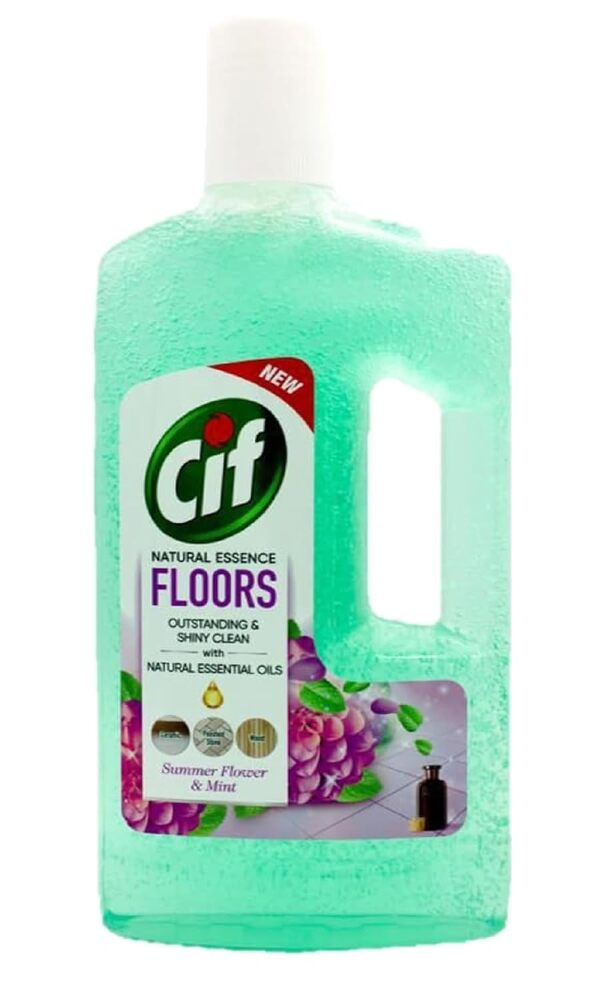 Cif Natural Essence Disinfectant Floor Cleaner Summer Flower and Mint Scent 997ml