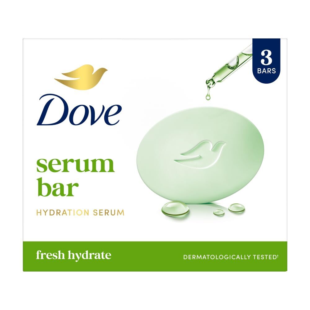 Dove Serum Bar Hydration Serum Fresh Hydrate Soap 3UX125gm