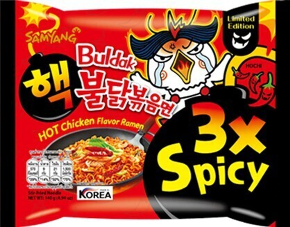 Samyang Buldak Hot Chicken Flavor Ramen 3x Spicy Moodle ( 140x5)700g