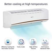AmazonBasics 1.5 Ton 5 Star Inverter Split AC (White, Air Purifier, Copper)