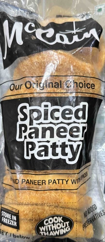 Mccain Paneer Patty Spiced 960 Gm