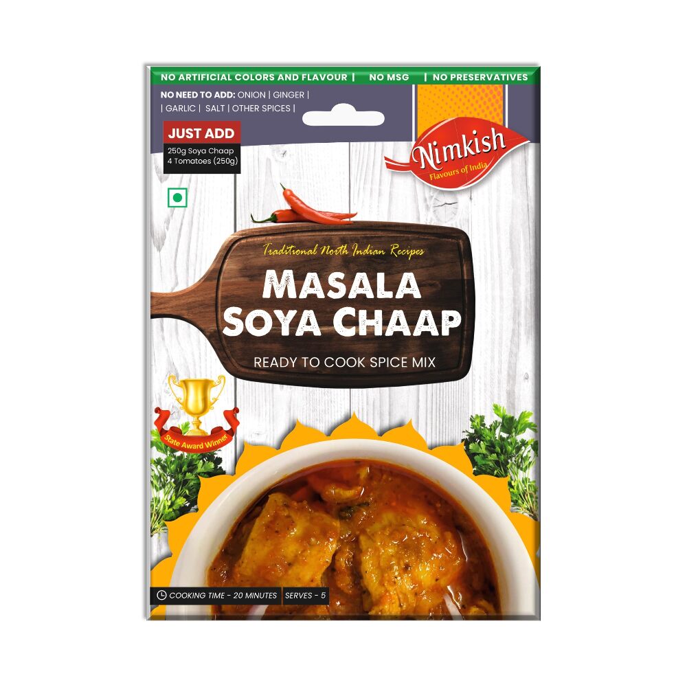Nimkish Masala Soya Chaap Ready to Cook Spice Mix Masala 50g