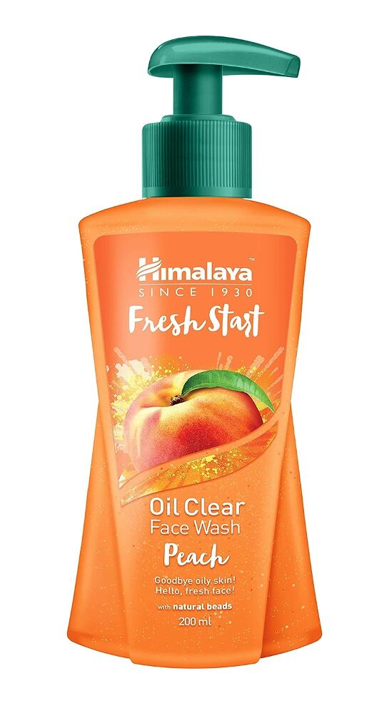 Himalaya Fresh Start Oil Clear Face Wash Peach, 200 ml