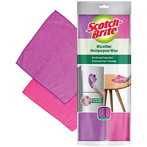 Scotch Brite Microfiber Multipurpose Wipe 2N