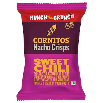 Cornitos Nacho Crisps Sweet Chili 77g