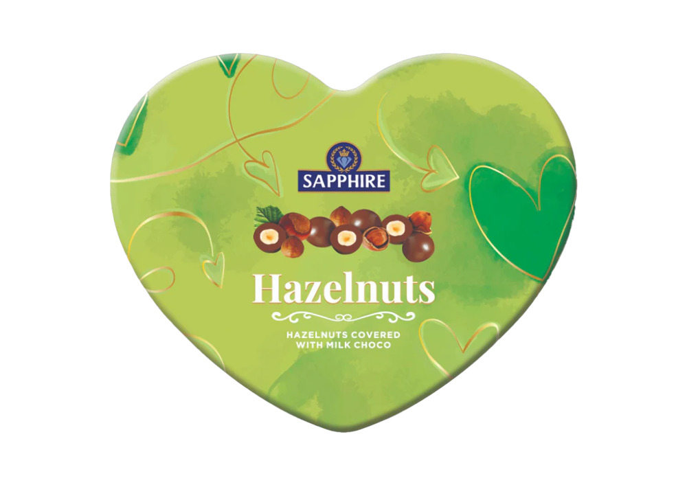 Sapphire Hazelnuts Covered With Milk Choco 160g