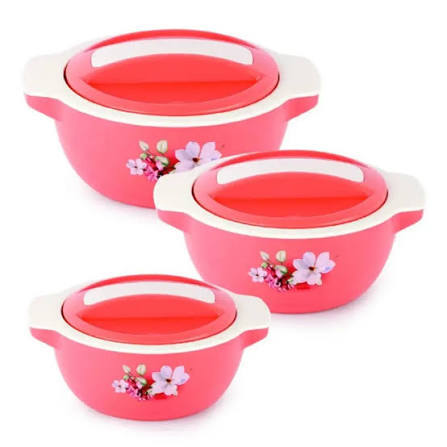 Cello Vista Insulated Hot Pot Set Of 3Pcs