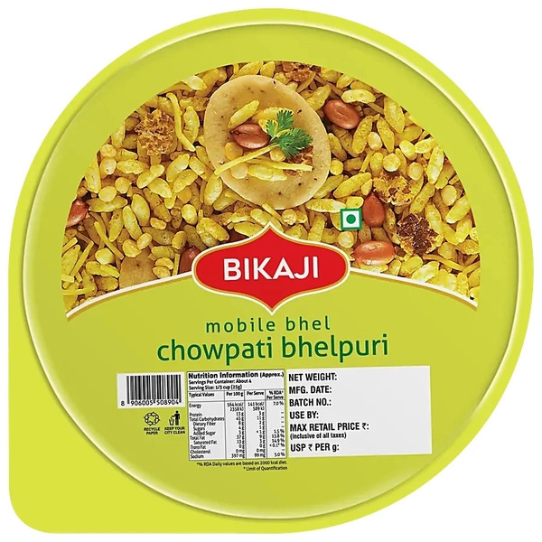 Bikaji Mobile Bhel Chowpati Bhelpuri 110g