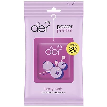 Godrej Aer Power Pocket Bathroom Fragrance Berry Rush