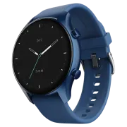 boAt Lunar Connect Plus Smartwatch with Bluetooth Calling (36.32mm AMOLED Display, IP68 Sweat Resistant, Deep Blue Strap)