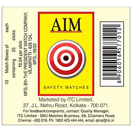 Aim Premium Match Box 10N