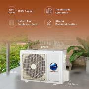 Lloyd 1.0 Ton 5 Star Inverter Split AC with Anti-Viral + PM 2.5 Filter (GLS12I5FWCVG, 100% Copper, Smart 4 Way Swing, Turbo Cool, Filter Indication & Chrome Deco Strip, White with Chrome Deco Strip
