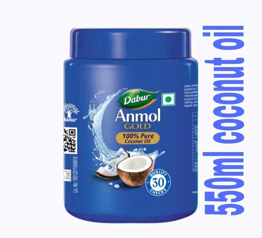 Dabur Anmol Gold 100% Pure Coconut Oil 550ML