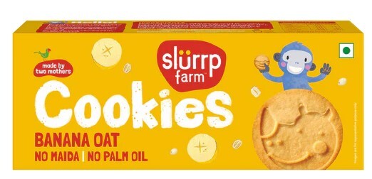 Slurrp Farm Cookies Banana Oat 80GM