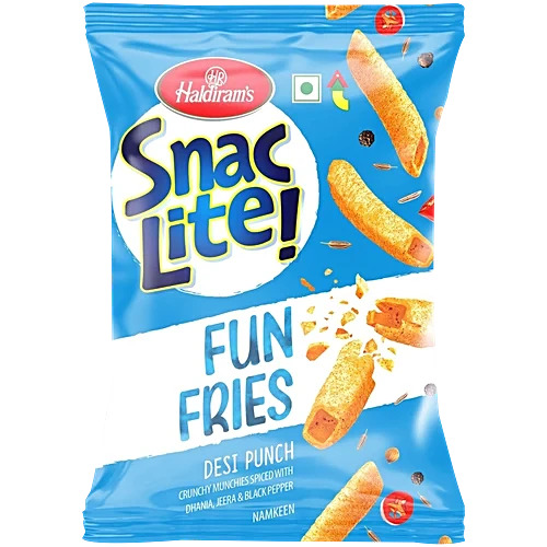 Haldiram's Snac Lite Fries Desi Pudina 52gm