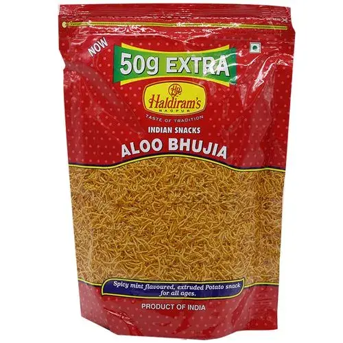 Haldirams Aloo Bhujia, 400 gm ( Pack of 10 )