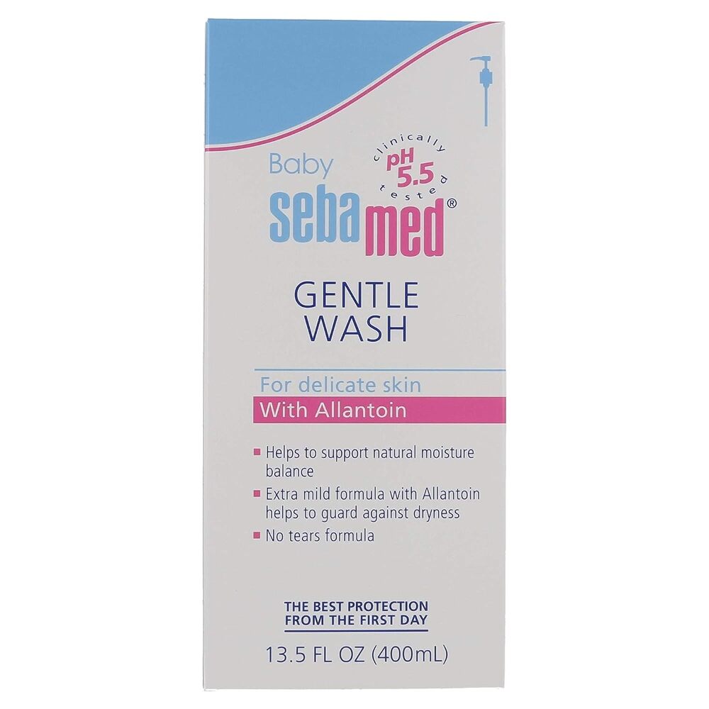 Baby Sebamed Gentle Wash , pH 5.5, Soap Free, Tear Free With Allantoin, 400 ml