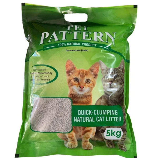 Pet Pattern Natural Clay Scented Cat Litter, 5Kg