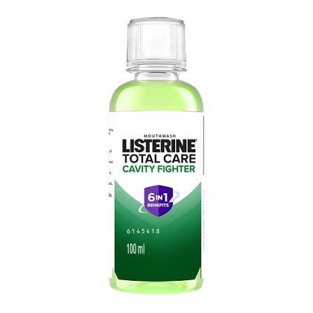 Listerine Total Care Cavity Fighter Mouthwash 100ml