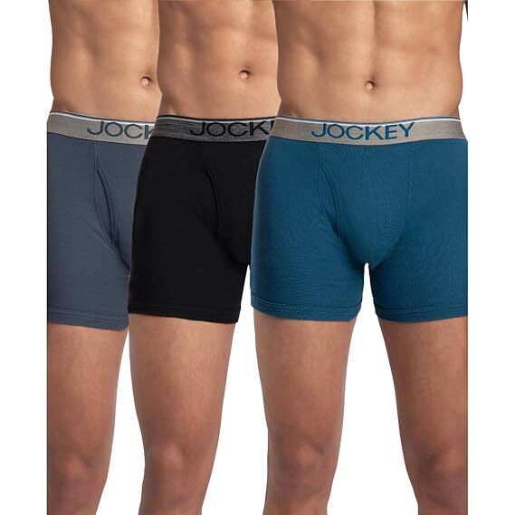 Jockey Modern Classic Boxer Brief 8009-Castd Com Large Pack Of 2