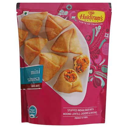 BULK DEAL - Haldirams Mini Samosa, 200 gm ( Pack of 10 )