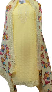 Women's Suit (Ethnicwear) 5 meter Georgette Unstitched Salwar Suit