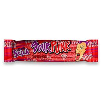 Sour Punk Candy Stick Strawberry 40g