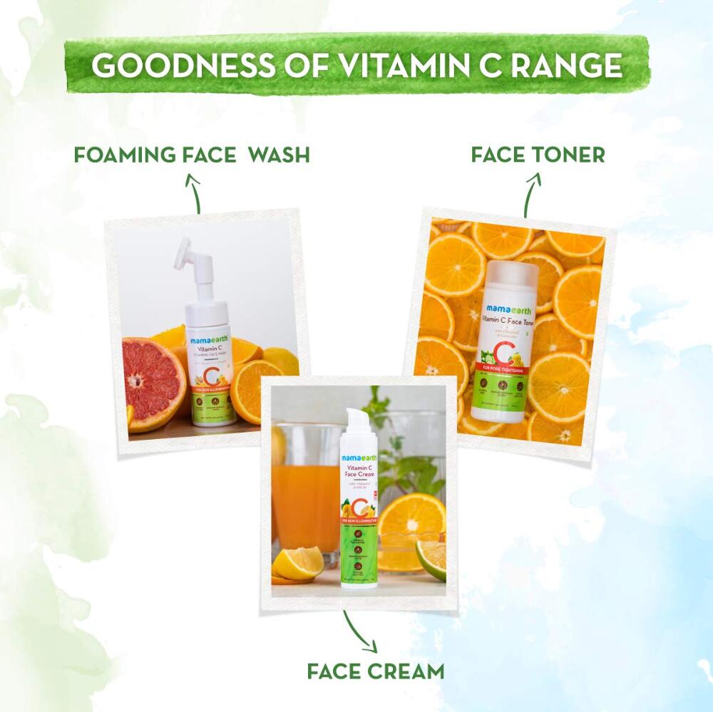 Mamaearth Vitamin C Face Scrub for Glowing Skin, With Vitamin C and Walnut For Skin Illumination - 100 g