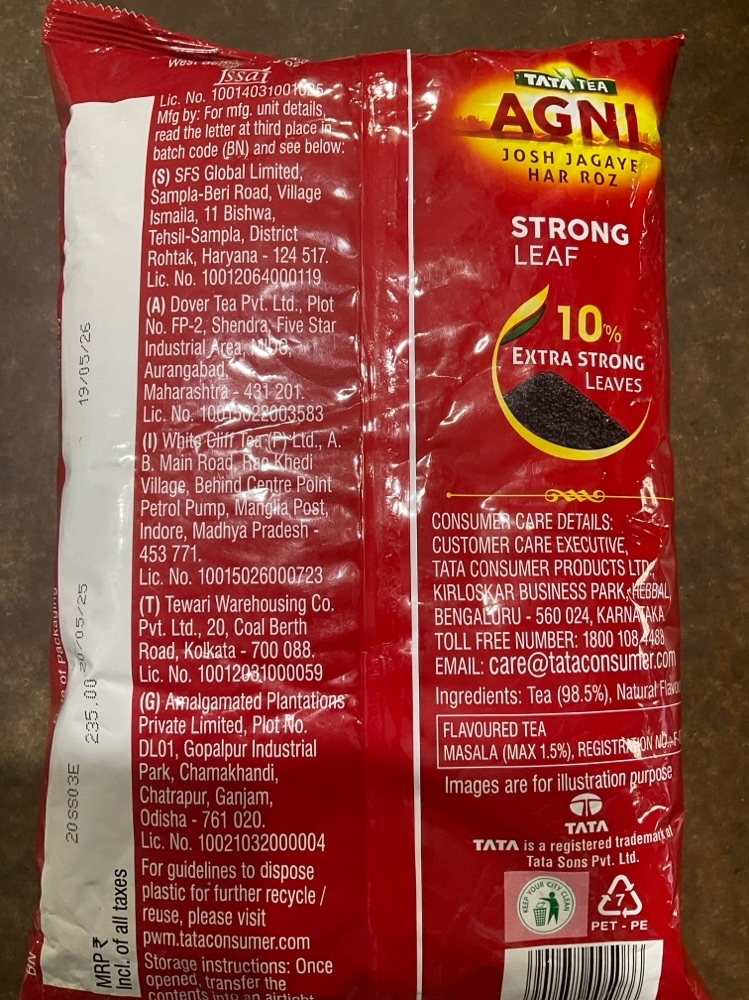 Tata tea Agni