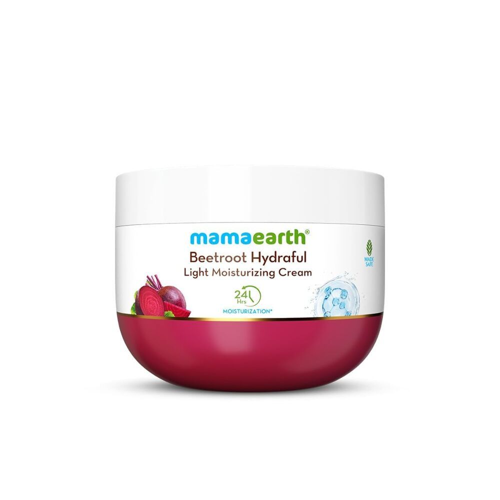 Mamaearth Beetroot Hydraful Light Moisturizing Cream with Beetroot & Hyaluronic Acid 200g