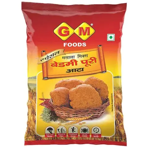 Gm Foods Masala - Mix Bedmi Puri Atta, 500 g