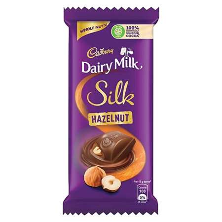 Cadbury Dairy Milk Silk Hazelnut Chocolate, 58 gm