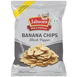 Jabsons Banana Chips Black Pepper, 150G