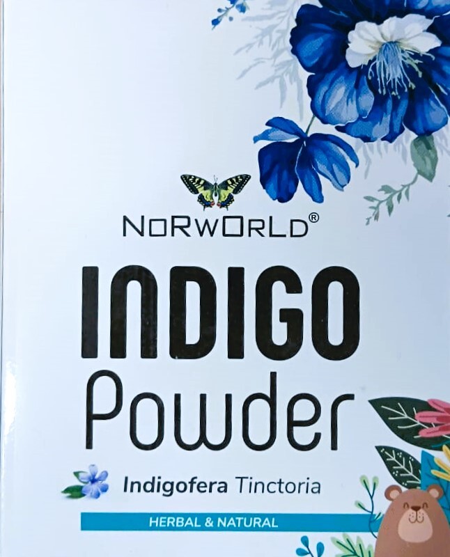 Norworld Indigo Powder Indigofera Tinctoria Herbal & Natural 100g