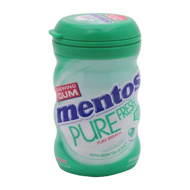 Mentos Pure Fresh Breath Spearmint With Xylitol Chewing Gum 15.6GM
