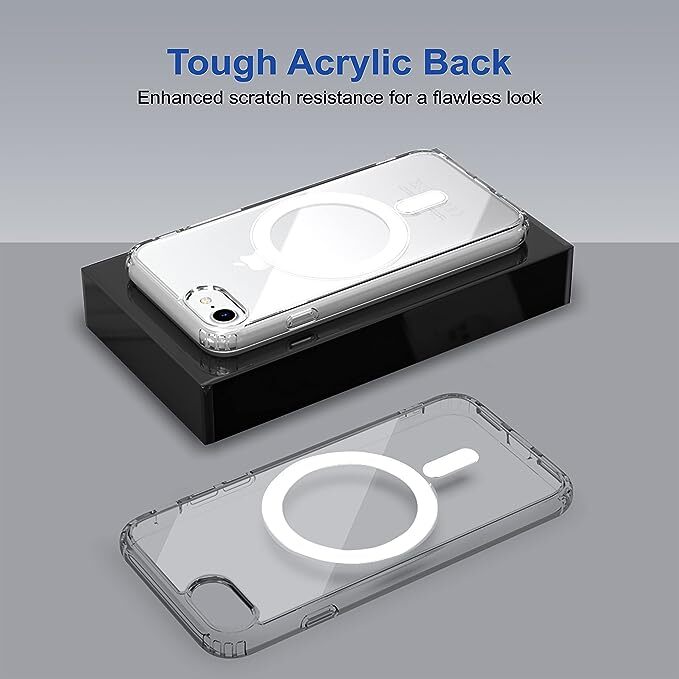 Iphone SE Transparent Ring Case Back Cover
