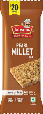 Jabson Pearl Millet Bar Less sweet Gluten Free, 25g