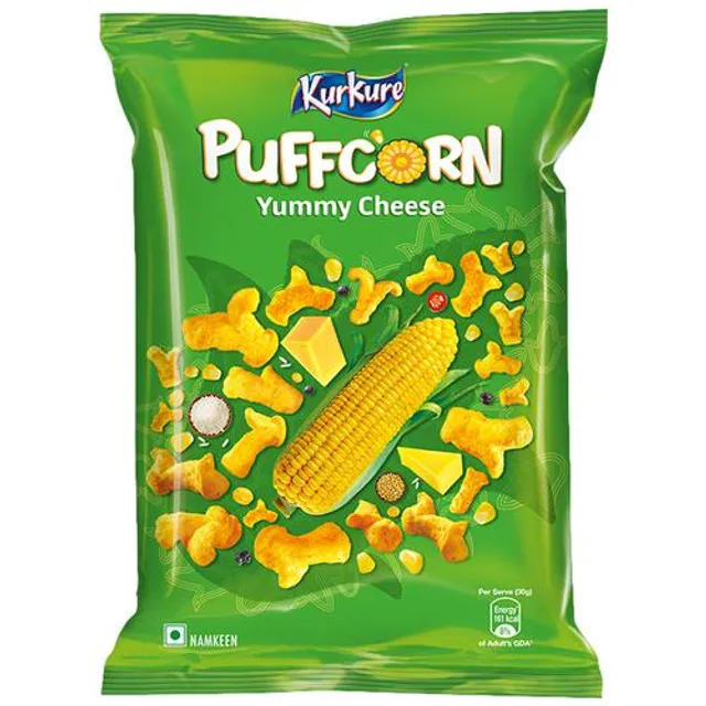 Bulk Deal :- Kurkure Puffcorn, Yummy Cheese, 55 g ( Pack of 12 )