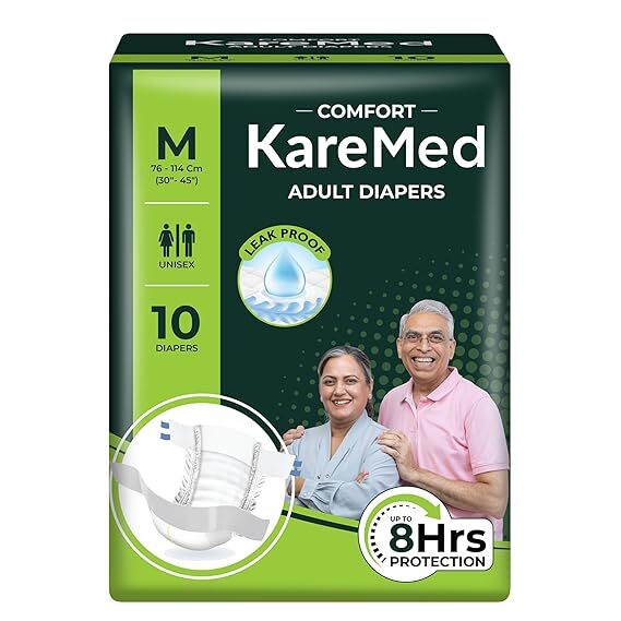 COMFORT KAREMED ADULT DIAPERS LEAK PROOF 8 HOURES PROTECTION M SIZE