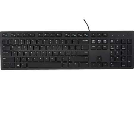 Wired Black Multimedia USB Keyboard