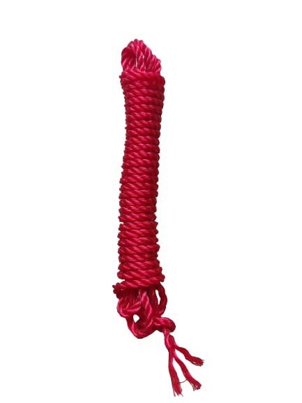 Nylon Plastic Rope for Drying Clothes - 10 mtr (Multicolour)