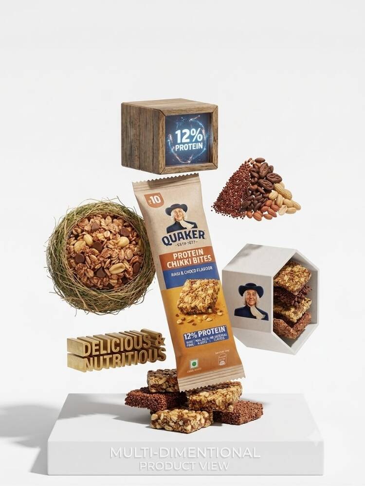 Quaker Protein Chikki Bites 24gm