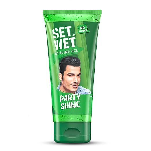 Set Wet Hair Gel for Men Vertical Hold| Strong Hold High Shine | No Alcohol No Sulphate, 50 ml