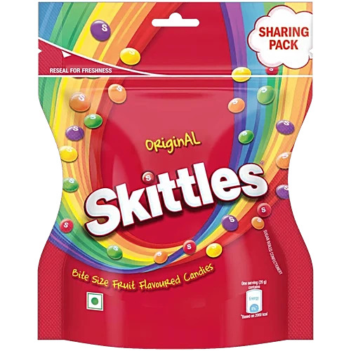 Original Skittles Bite Size Fruit Flavoured Candies 90GM